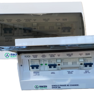 AC Box – 5kW DB Box (63A change over  25A breakers) IP44